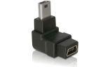 Delock USB mini 5pin papa - mama 90 fokos adapter (65097)