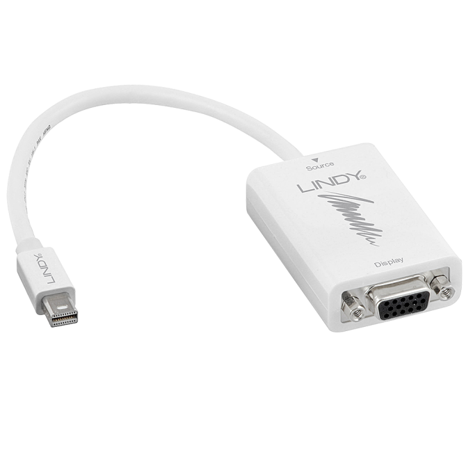 LINDY Adapter Mini Display - VGA aktív adapter (41015)
