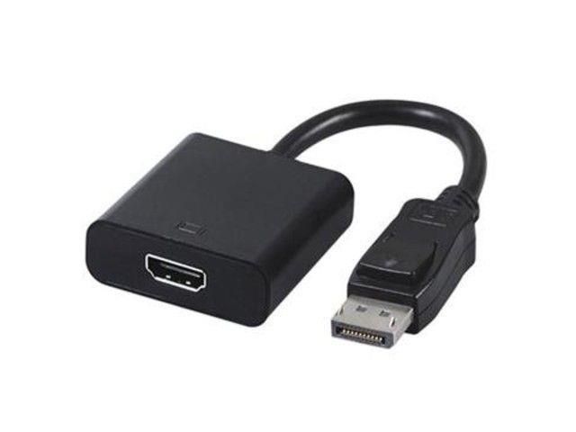 Gembird DisplayPort - HDMI adapter kábel, fekete, 10cm (A-DPM-HDMIF-002)