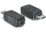 Delock Adapter USB 2.0 micro-B apa - mini USB 5pin anya