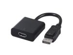 Gembird DisplayPort - HDMI adapter kábel, fekete, Gembird Displayport male to HDMI female adapter, 10cm, black, c0459467, A-DPM-HDMIF-002 Gembird Displayport apa HDMI anya adapter, fekete, Átalakító, adapter (hálózati termékeken kívül), csatlakozó