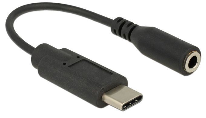 Delock Audio Adapter USB Type-C bemeneti - Stereo Jack kimeneti 14 cm (65842)