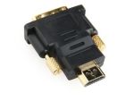 Gembird HDMI apa - DVI apa redukció, c0409001, A-HDMI-DVI-1, Átalakító, adapter (hálózati termékeken kívül), HDMI apa, DVI-D apa, Fekete, HDMI apa - DVI apa adapter, Aranyozott, HDMI male DVI male, gold, black, toldó, csatlakozó